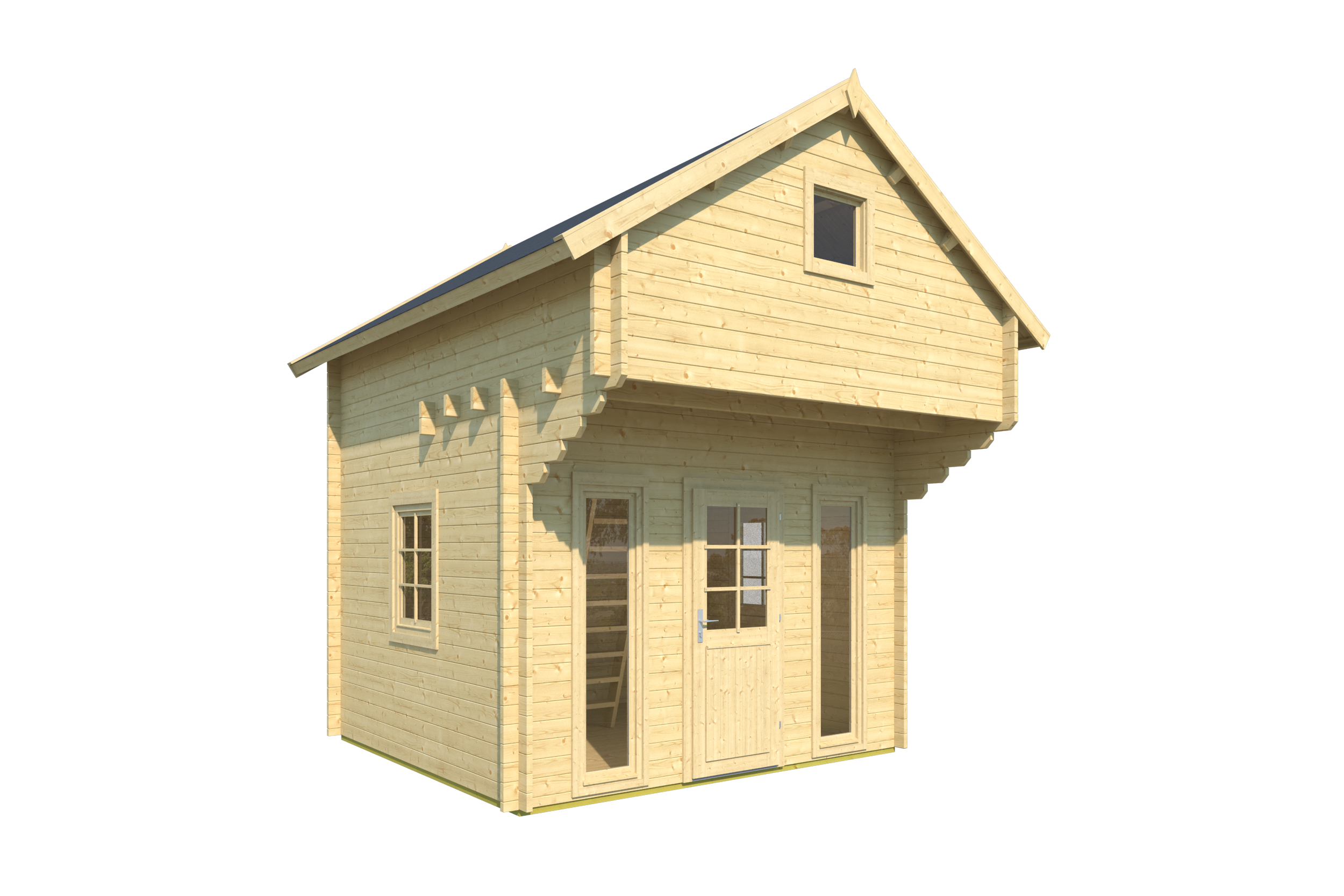 Bunkie Alberta mit Schlafboden