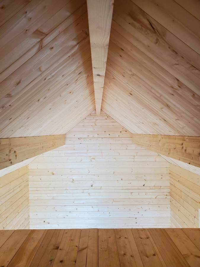 Bunkie mit Schlafboden