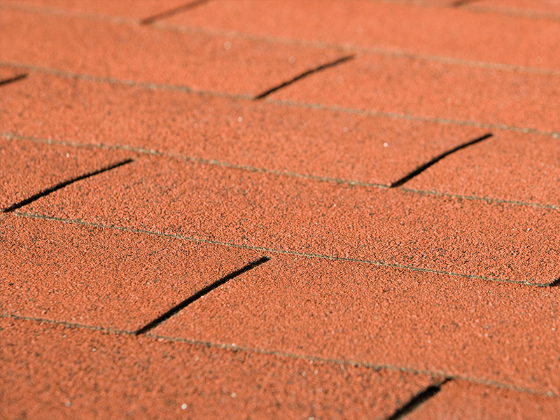 Dachschindeln: Rechteck rot Dachschindeln: Rechteck rot